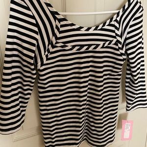 Black & White KOKOON 3/4 Sleeve Top